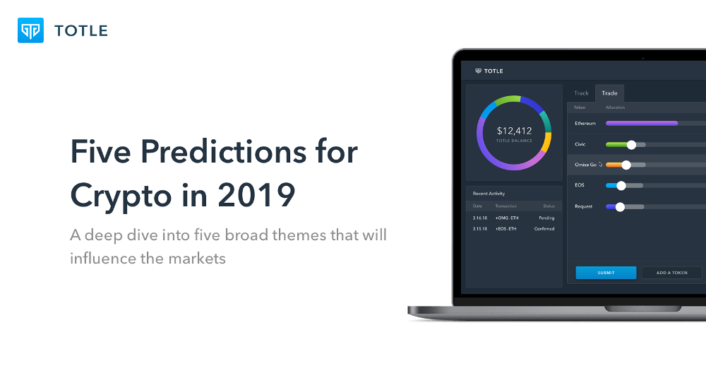 Five Predictions for Crypto in 2019 | Medium:Totle